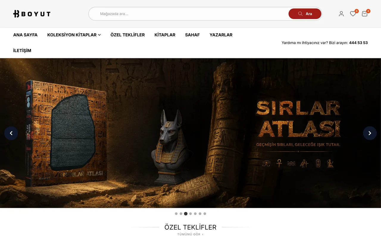 Boyut Shopify store