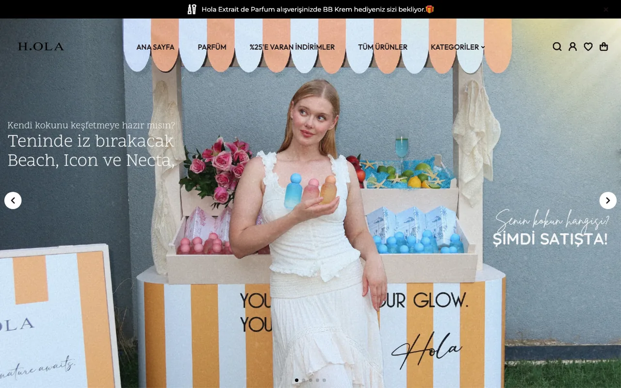 H.OLA Shopify store