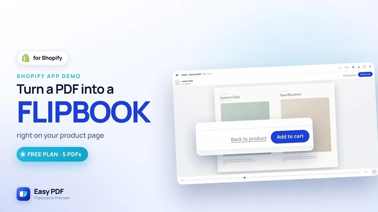 Easy PDF Flipbook Demo